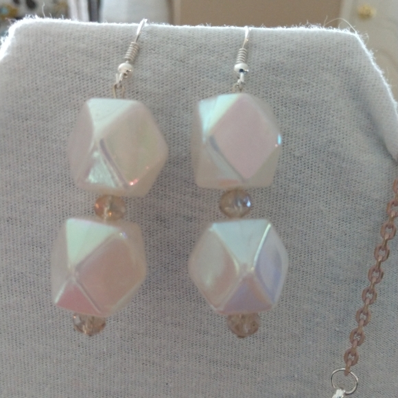 😀 NECKLACE EARRINGS SET HANDMADE NEW - Picture 10 of 10